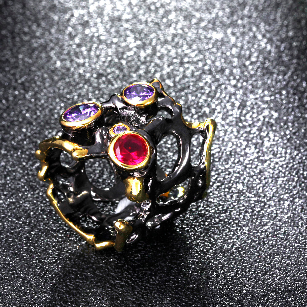 Gothic Black Ring