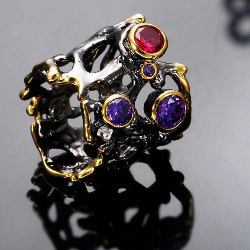 Gothic Black Ring