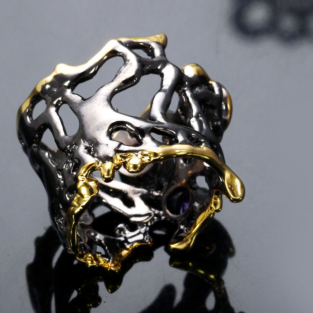 Gothic Black Ring