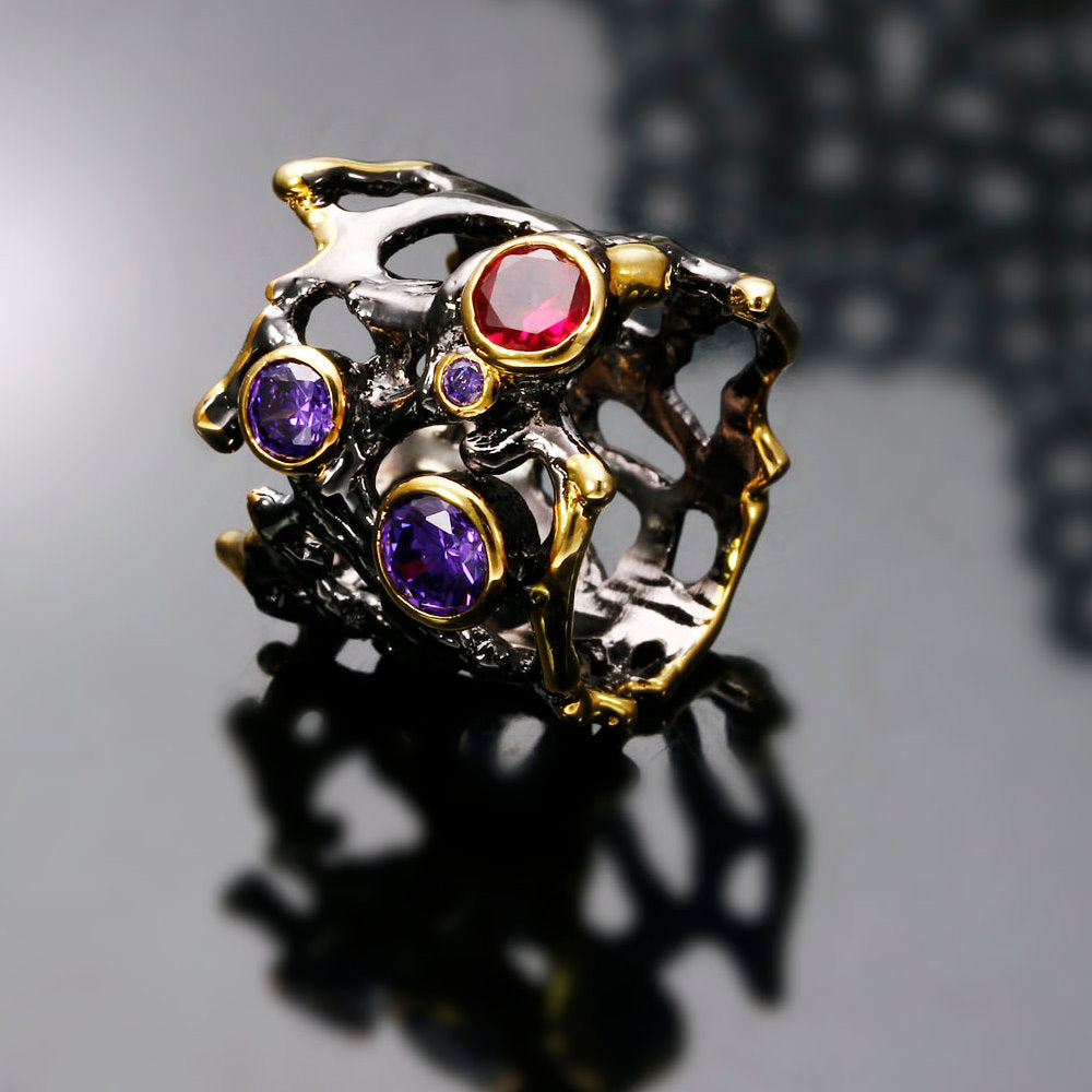 Gothic Black Ring