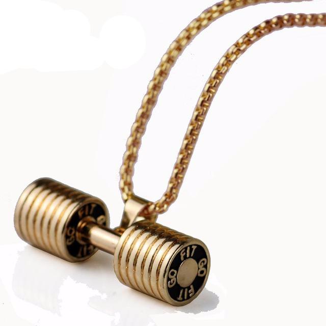 Fashion Barbell Necklace