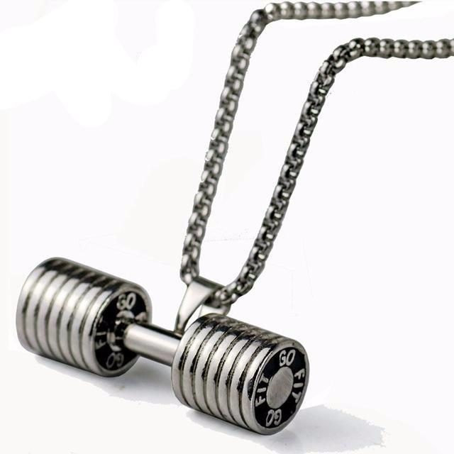 Fashion Barbell Necklace