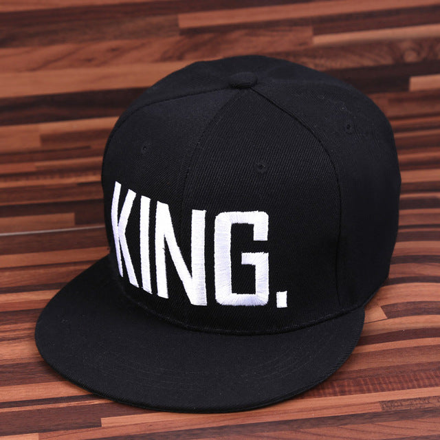 King Queen Snap Back Hat